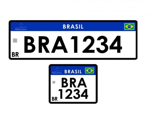 novos modelos de placa