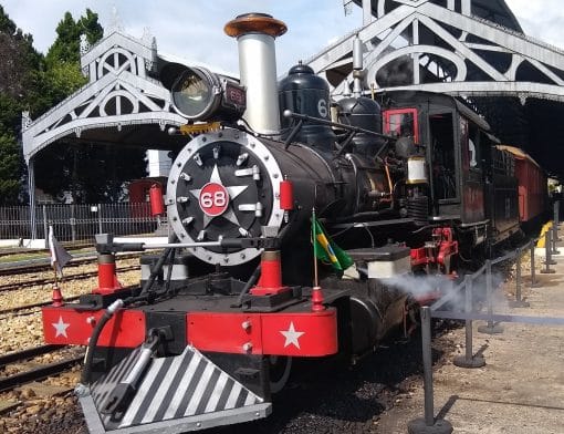 Maria Fumaça para fazer passeio de trem em Minas Gerais (crédito: Reprodução)