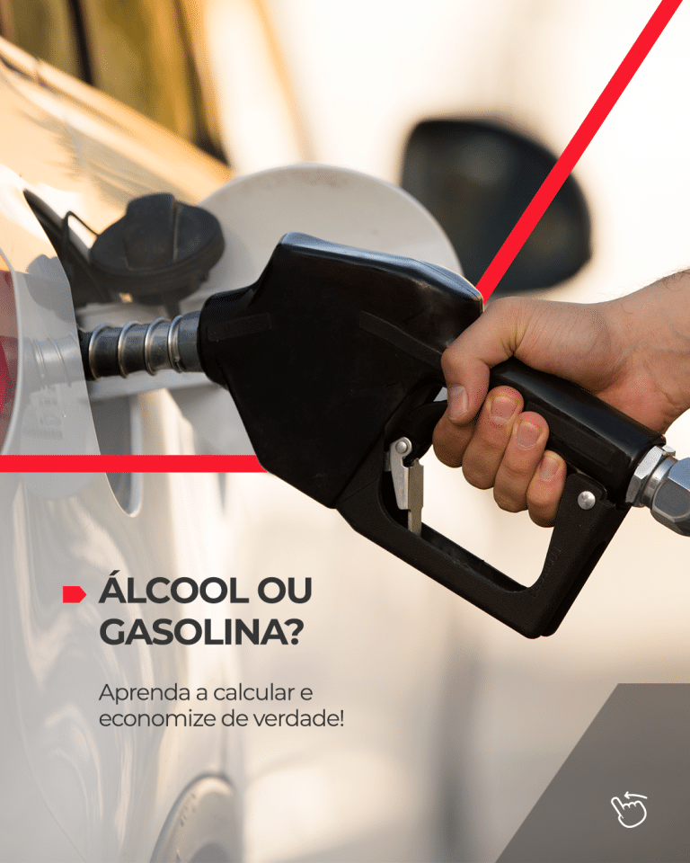 Álcool ou gasolina: cálculo 2026 explicado, como escolher, preço