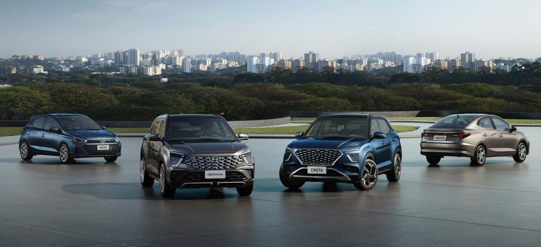 HB20 e Creta são os principais carros por assinatura da Hyundai. Foto: Motor1