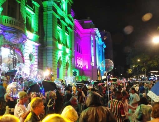 Ano Novo na Praça da Liberdade já é tradição em Belo Horizonte. Foto: Estado de Minas