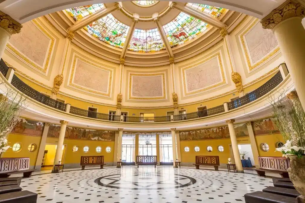 O Grande Hotel é uma das principais atrações de Araxá. Foto: Reprodução/Exame