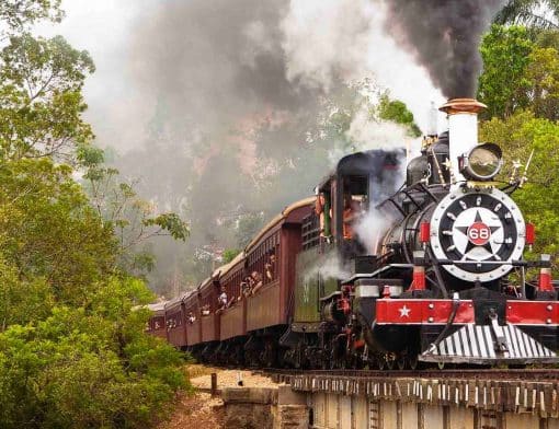 Passeio de Maria Fumaça tem viagens adicionais na Semana Santa. Foto: Reprodução