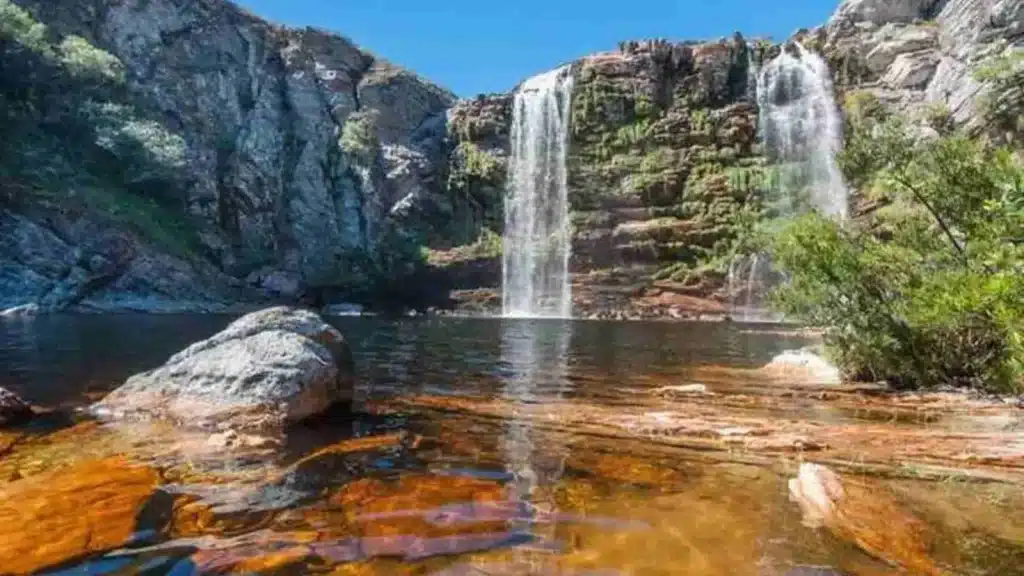 Cachoeiras são destaque no Parque Nacional da Serra do Cipó em MG. Foto: Reprodução/PortalSustentabilidade